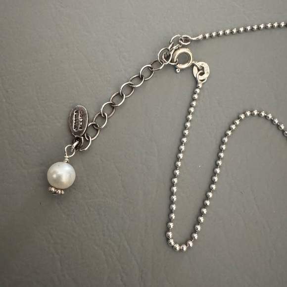 Jessica Elliot Sterling Silver Fortune Cookie Necklace - Picture 5 of 7